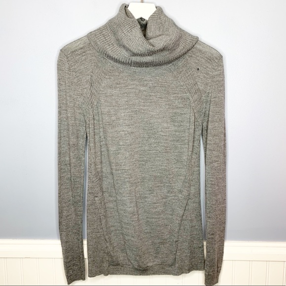 merino cowl neck sweater